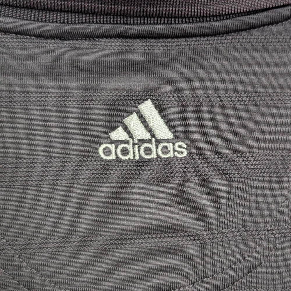 Adidas Golf Polo Men's Large Grey Climacool Short Sleeve